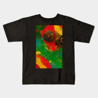 Abstract Modern Reggae Colors Kids T-Shirt